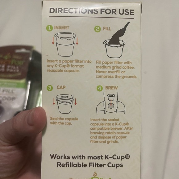 Coffee pod filters and scoop - Picture 4 of 6